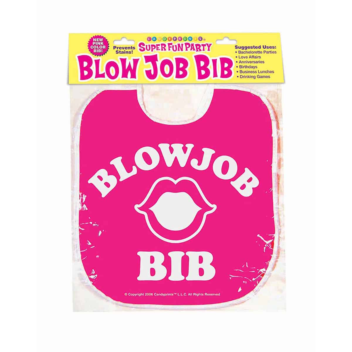 Buy  Blow Job Bib Pink book for her.