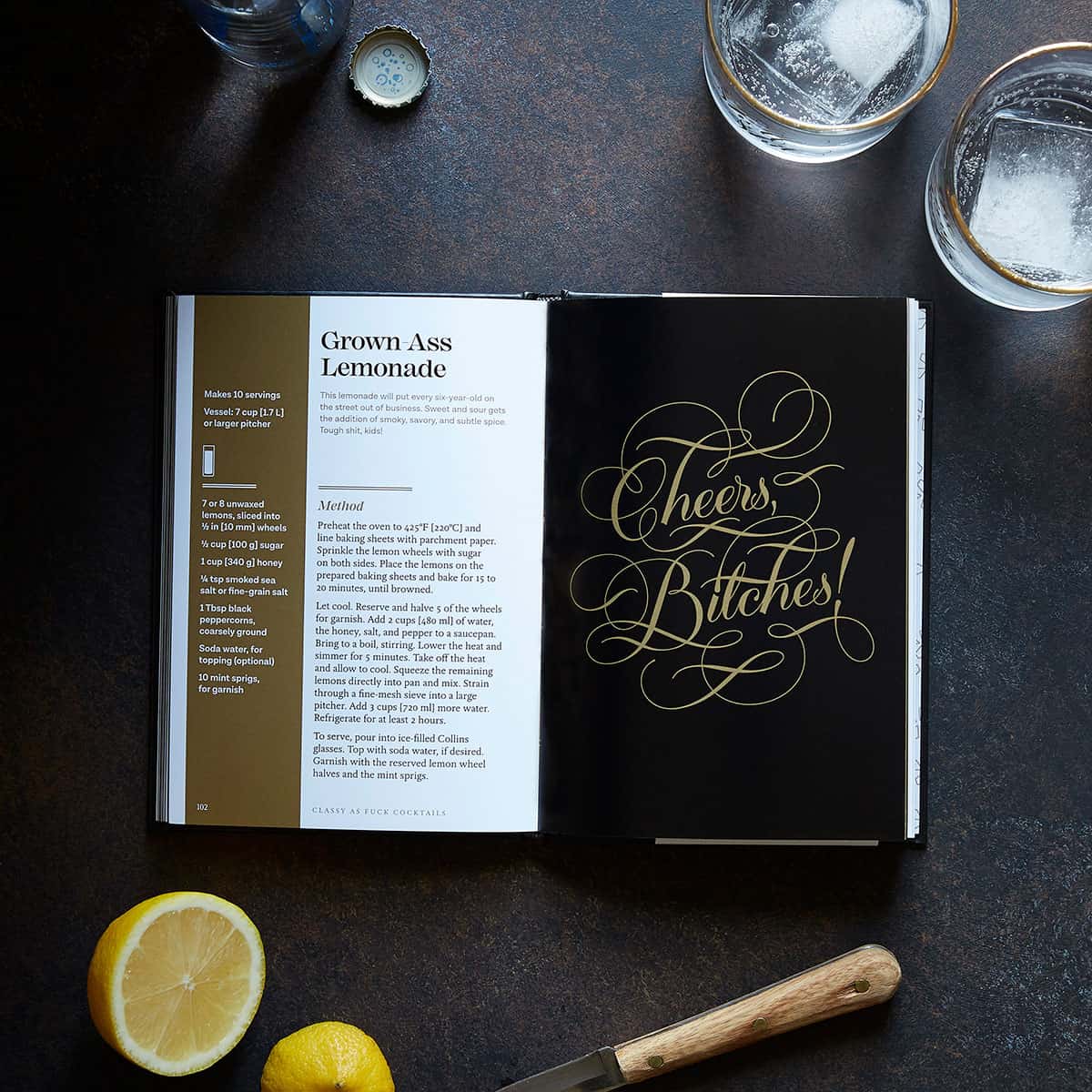 Buy  Classy as Fuck Cocktails book for her.
