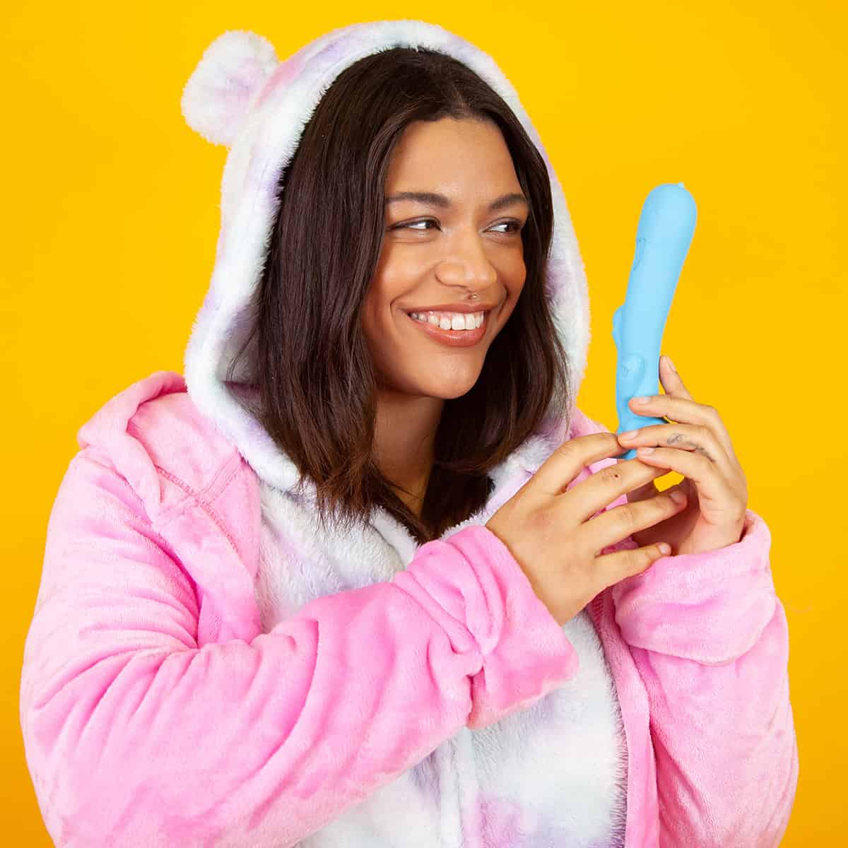 Buy a Cute Little Fuckers Trinity  Teal vibrator.