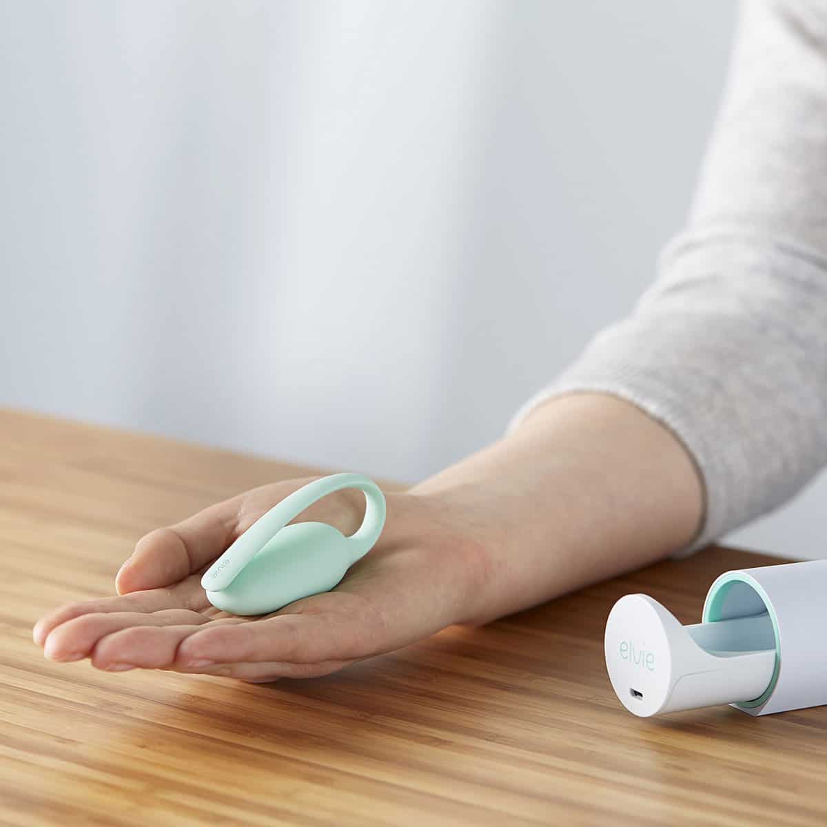 Buy Elvie kegel exercise device for pelvic floor muscle strengthening.