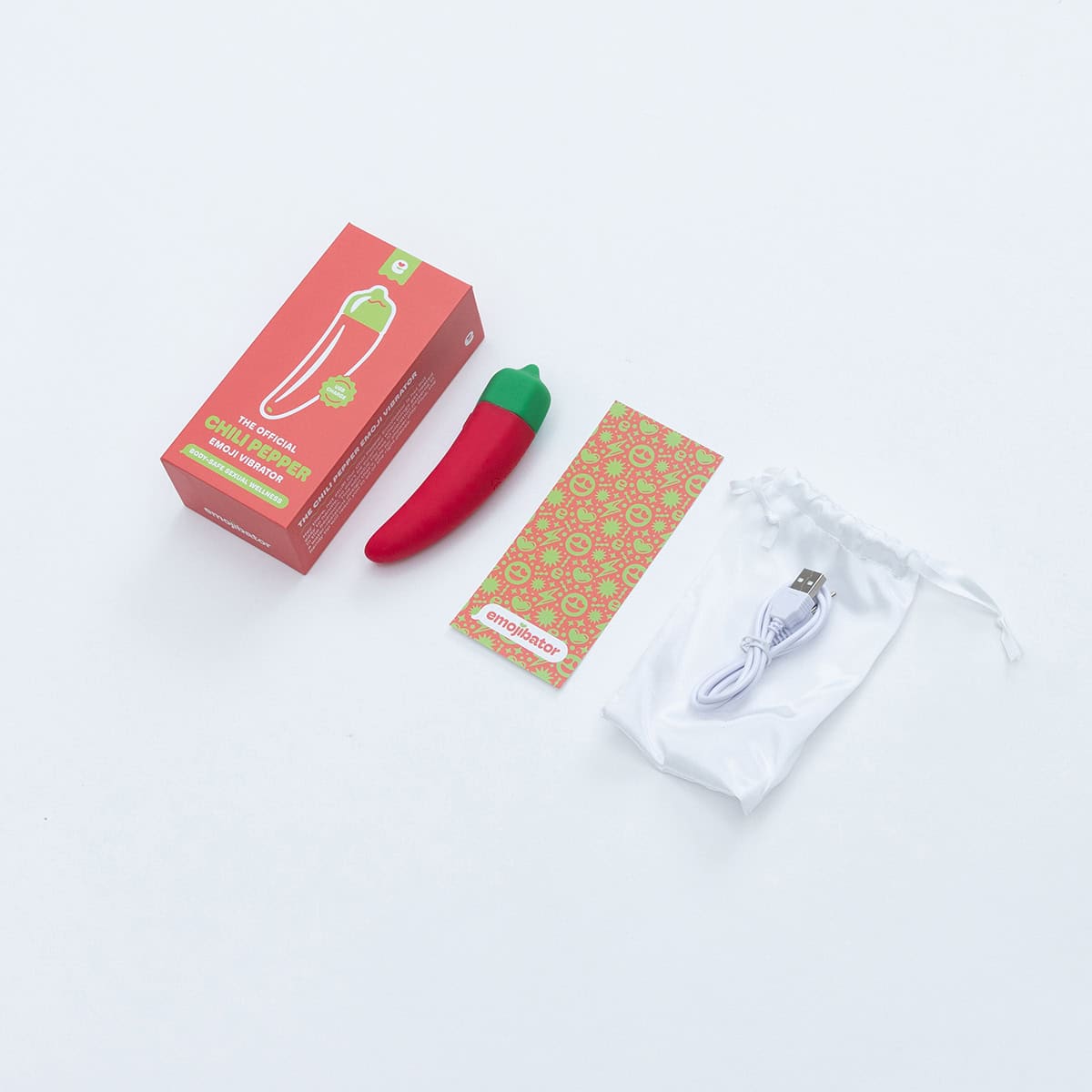 Buy a Emojibator Chili Pepper USB vibrator.