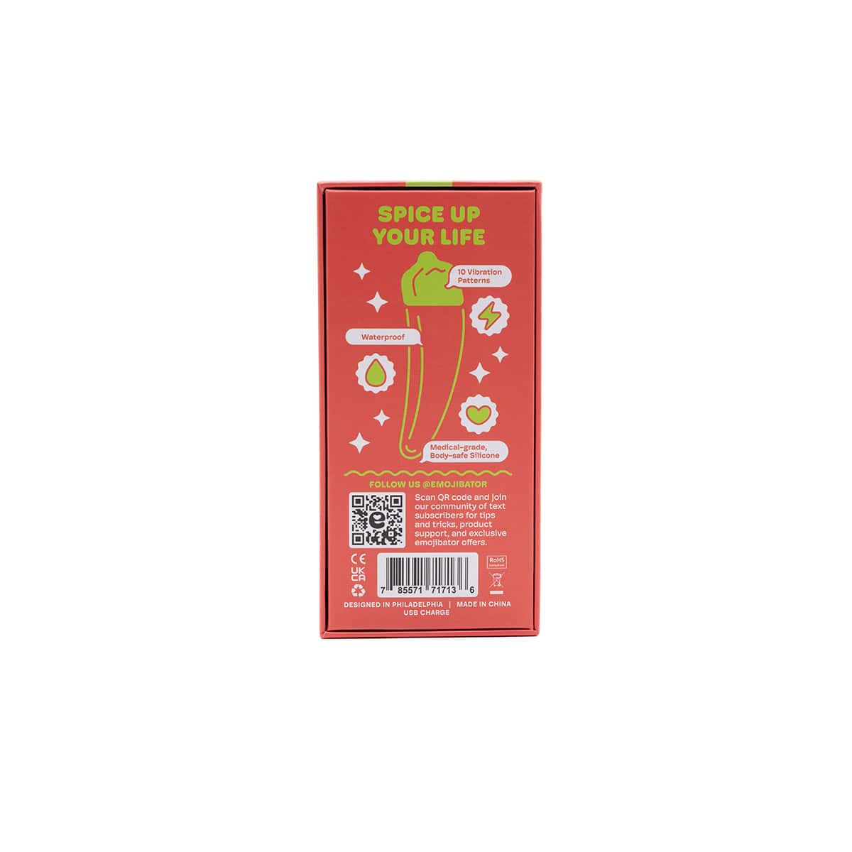 Buy a Emojibator Chili Pepper USB vibrator.