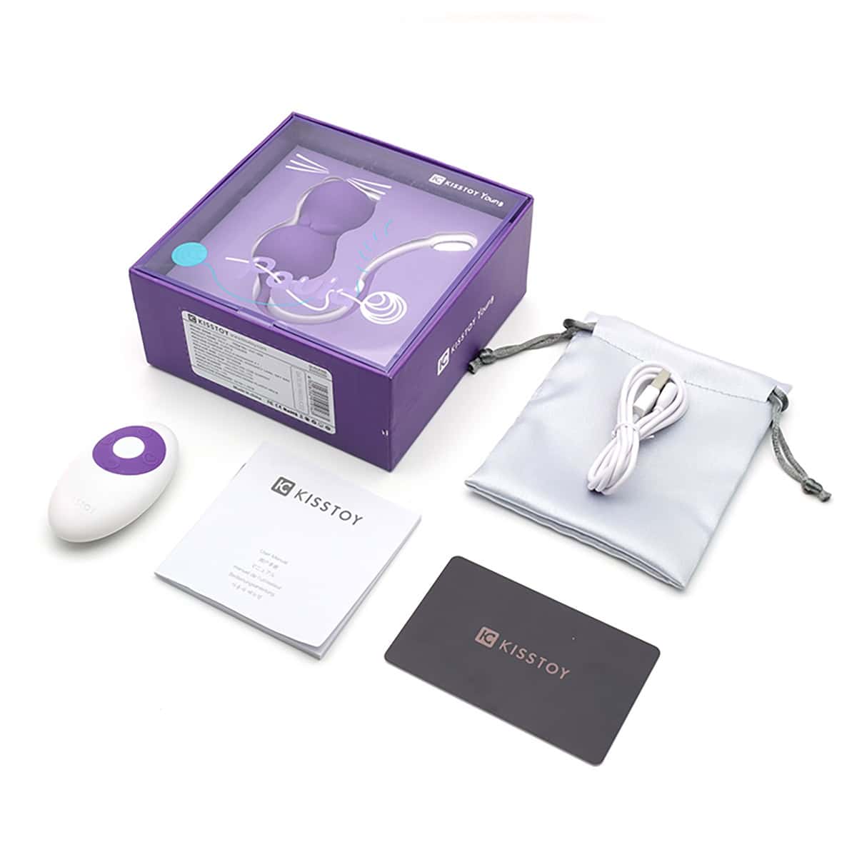 Buy Emojibator Paula Kitty Cat Kegel Ball Vibrator kegel exercise device for pelvic floor muscle strengthening.