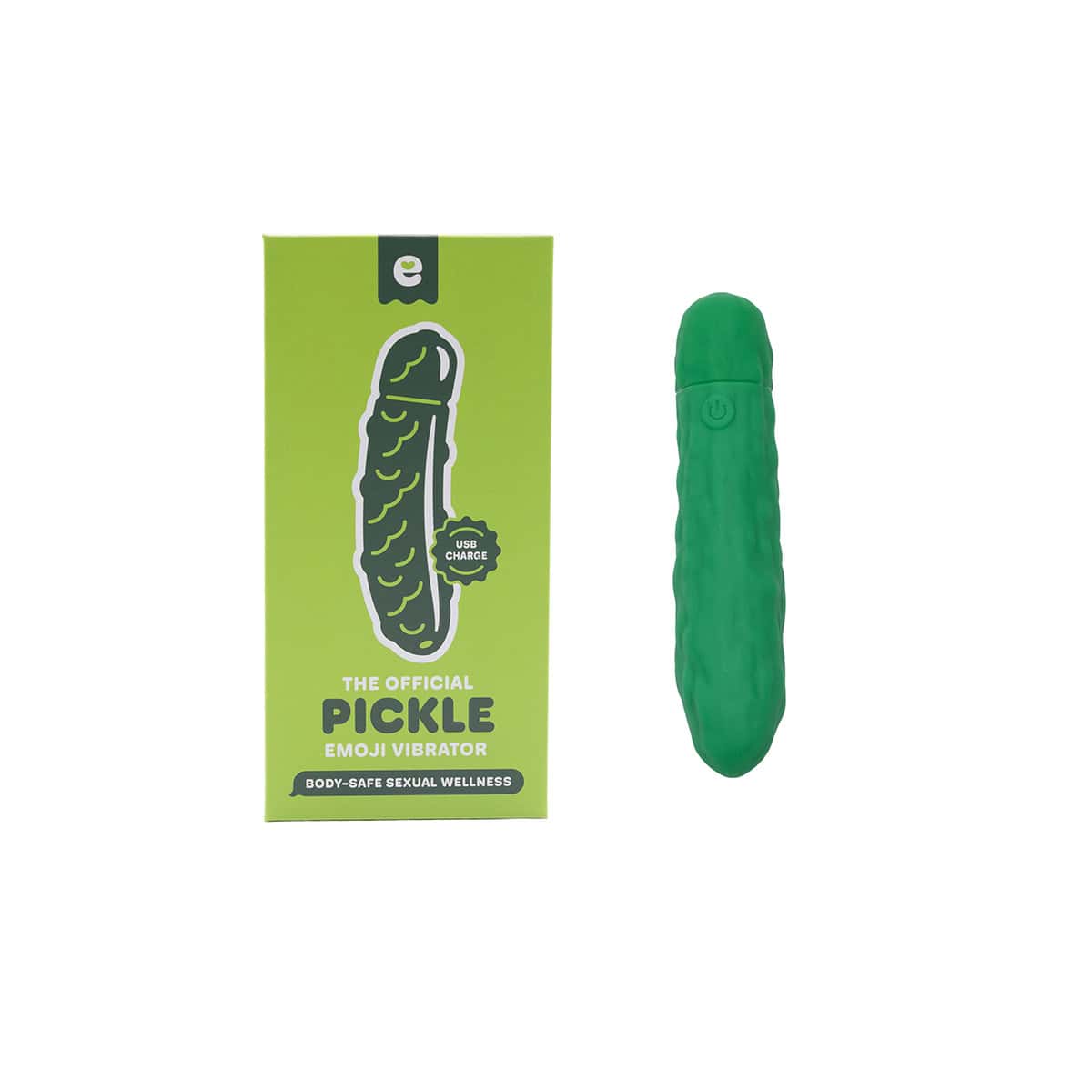 Buy a Emojibator Pickle USB vibrator.