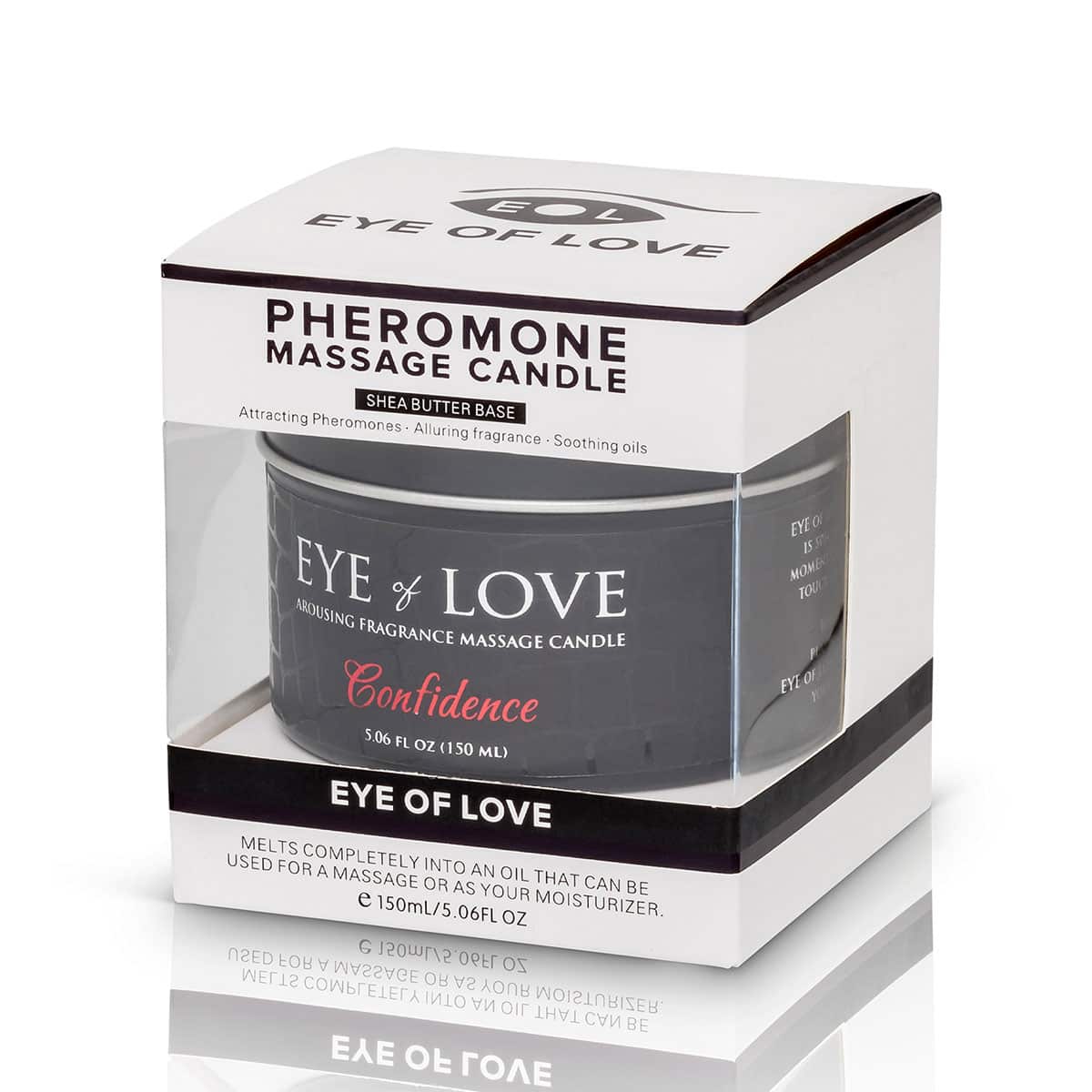 Buy Eye of Love Pheromone Massage Candle 150ml  Confident  M to F  for her or him.