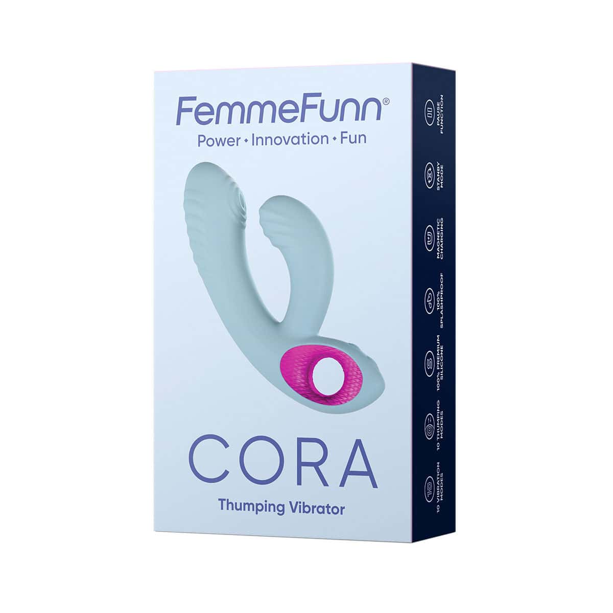 Buy a Femme Funn CORA  Light Blue vibrator.