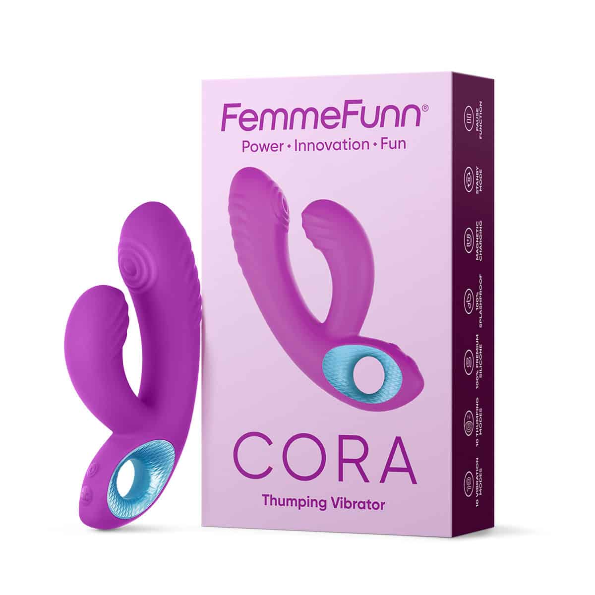 Buy a Femme Funn CORA  Purple vibrator.
