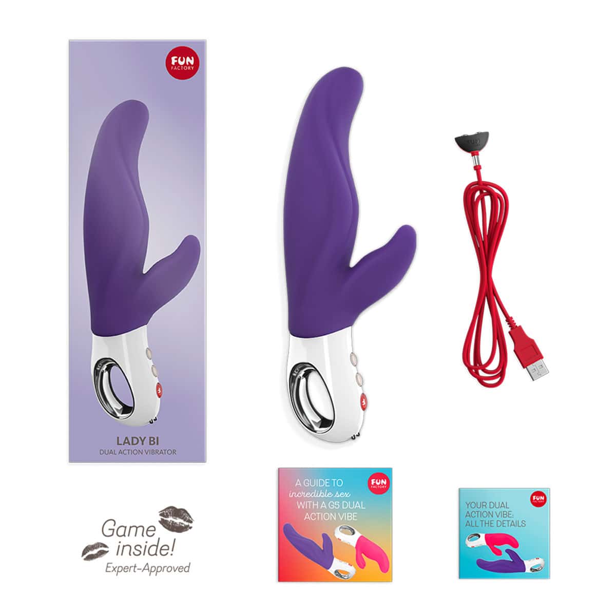 Buy a Fun Factory Lady Bi  Violet vibrator.
