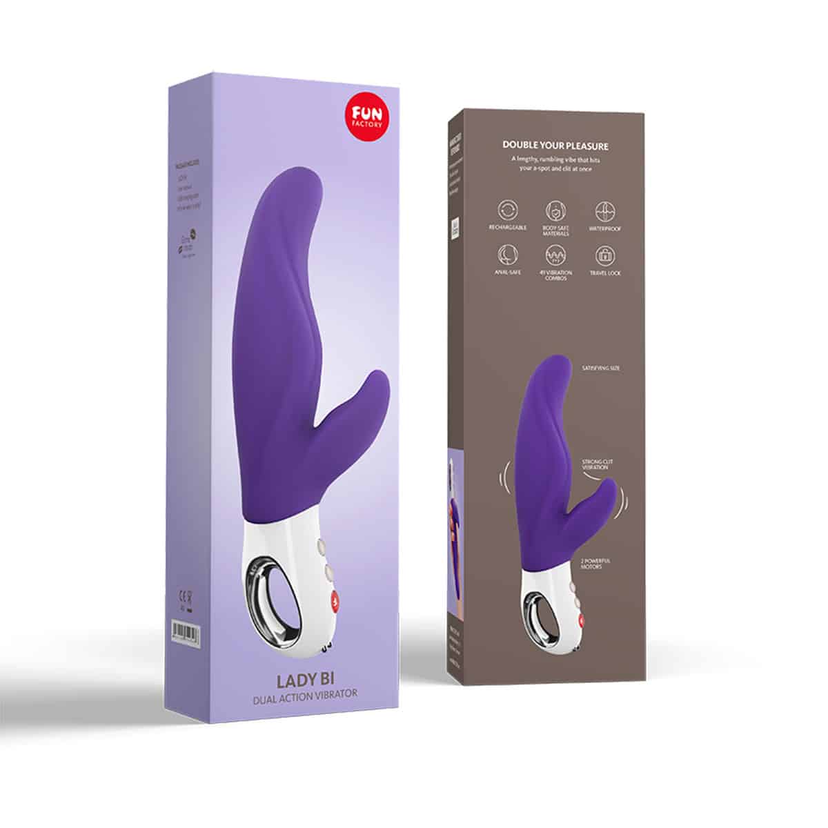 Buy a Fun Factory Lady Bi  Violet vibrator.