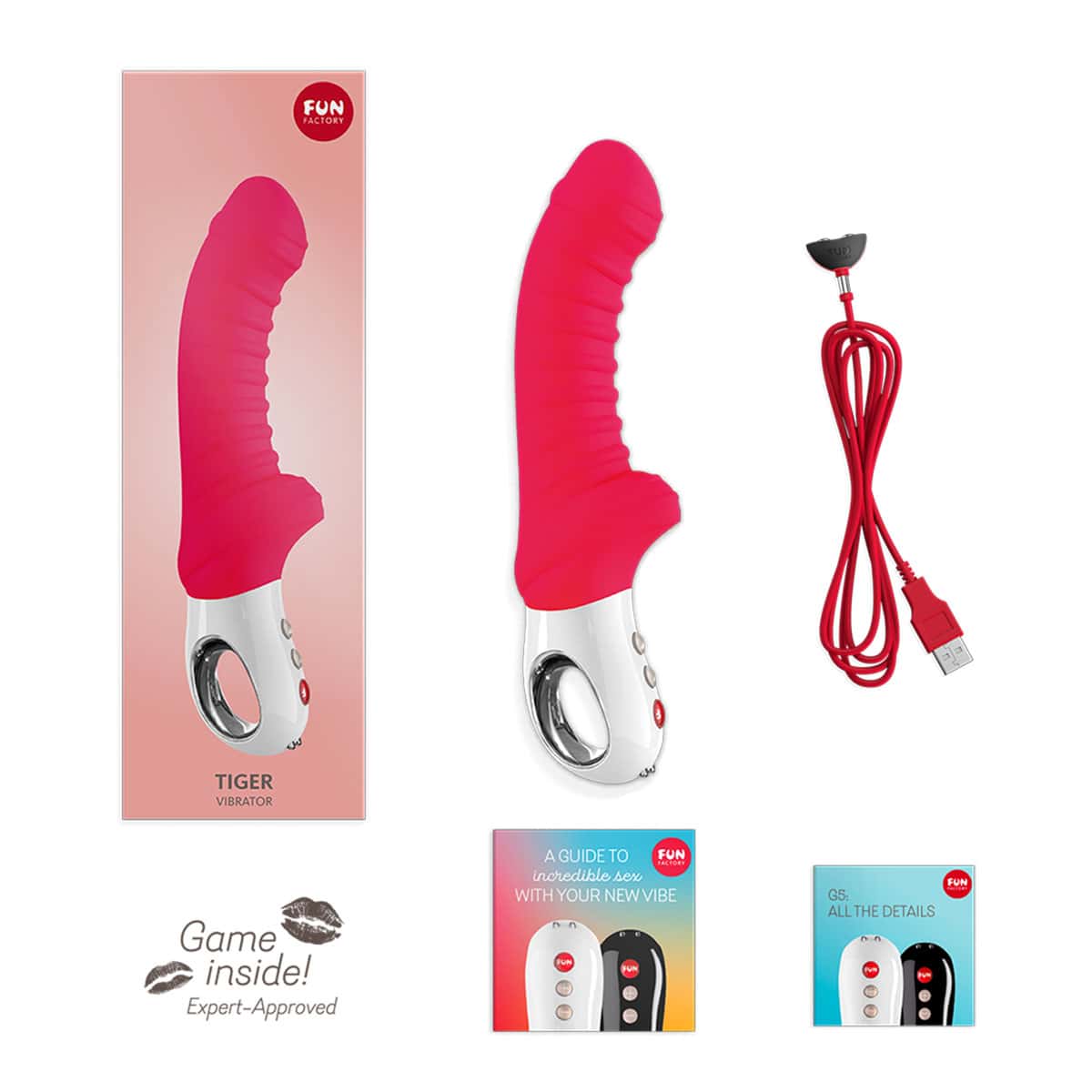 Buy a Fun Factory Tiger  India Red vibrator.