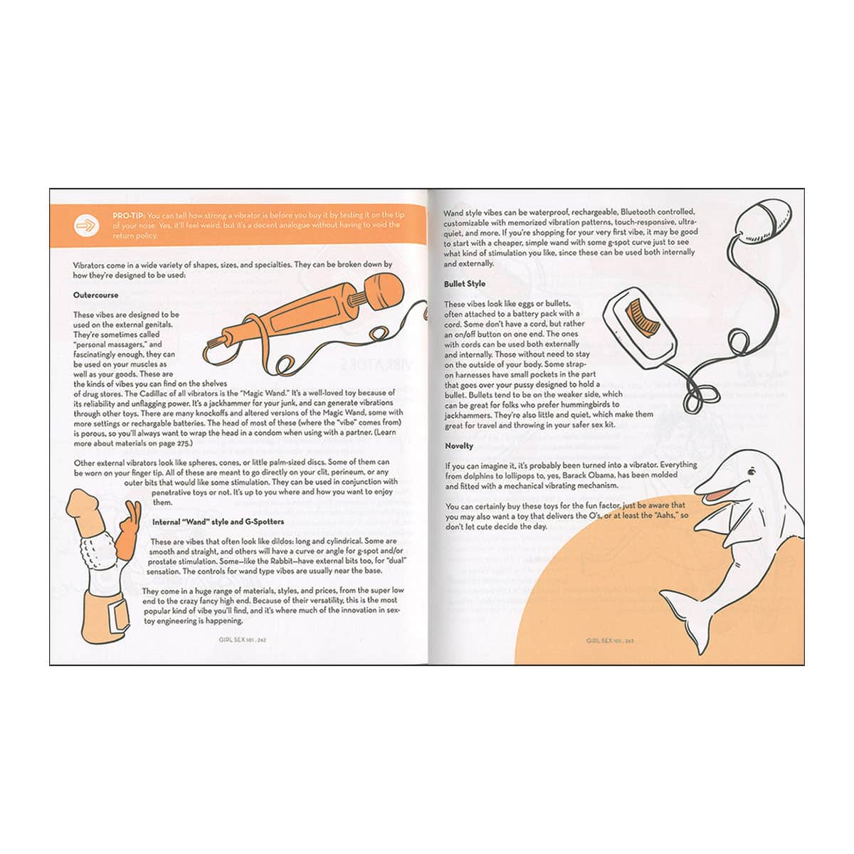 Buy  Girl Sex 101 book for her.