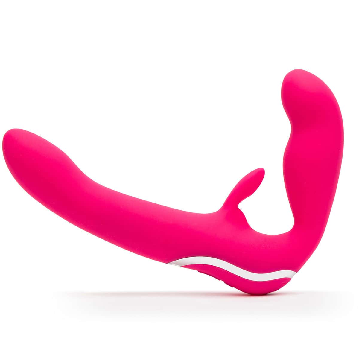 Buy a Happy Rabbit Strapless StrapOn   Pink vibrator.