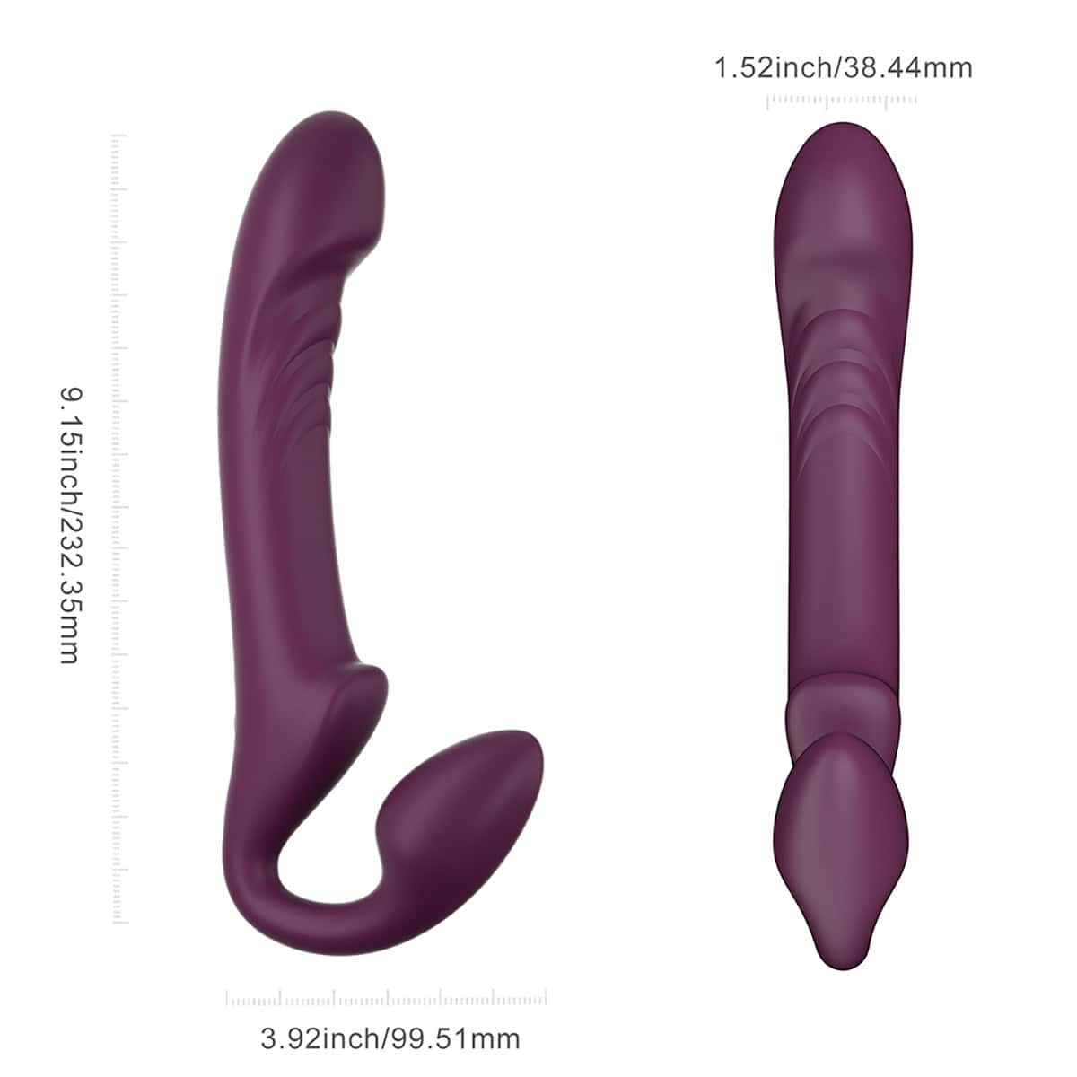 Buy a Honey Play Box Bliss Rotating Head Strapless StrapOn vibrator.