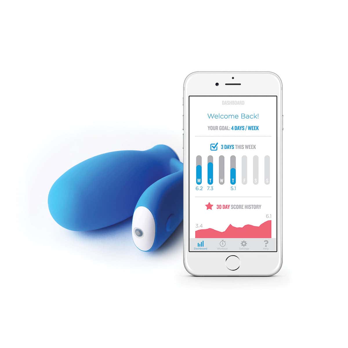 Buy kGoal by Minna Life kegel exercise device for pelvic floor muscle strengthening.
