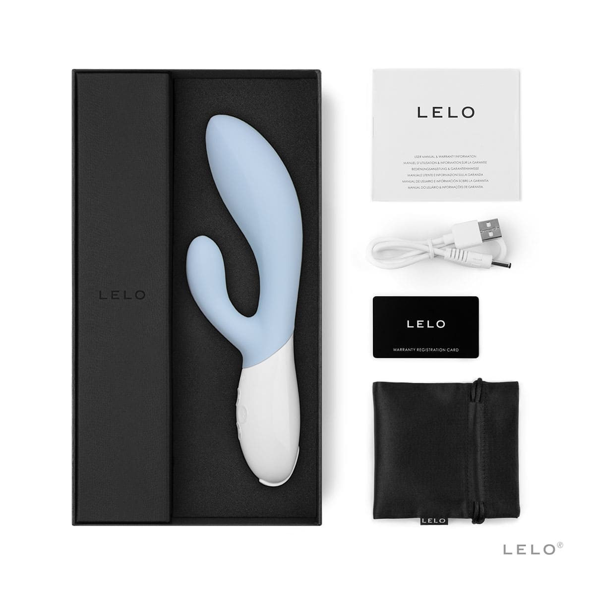 Buy a LELO Ina 3  Seafoam Blue vibrator.