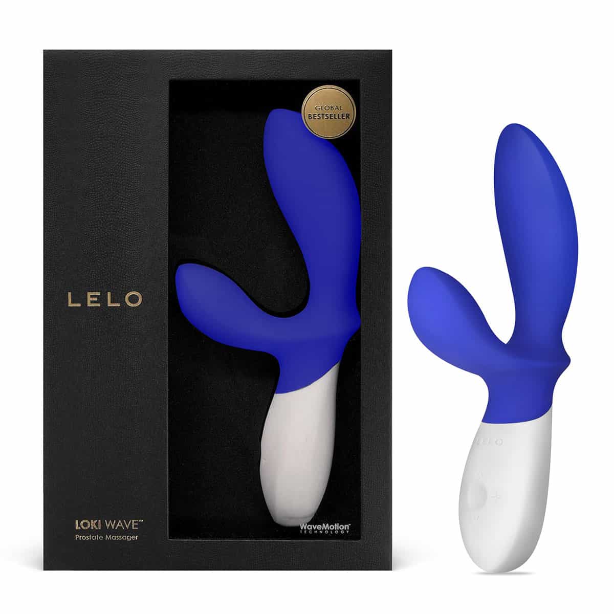 Buy a LELO Loki Wave  Federal Blue vibrator.