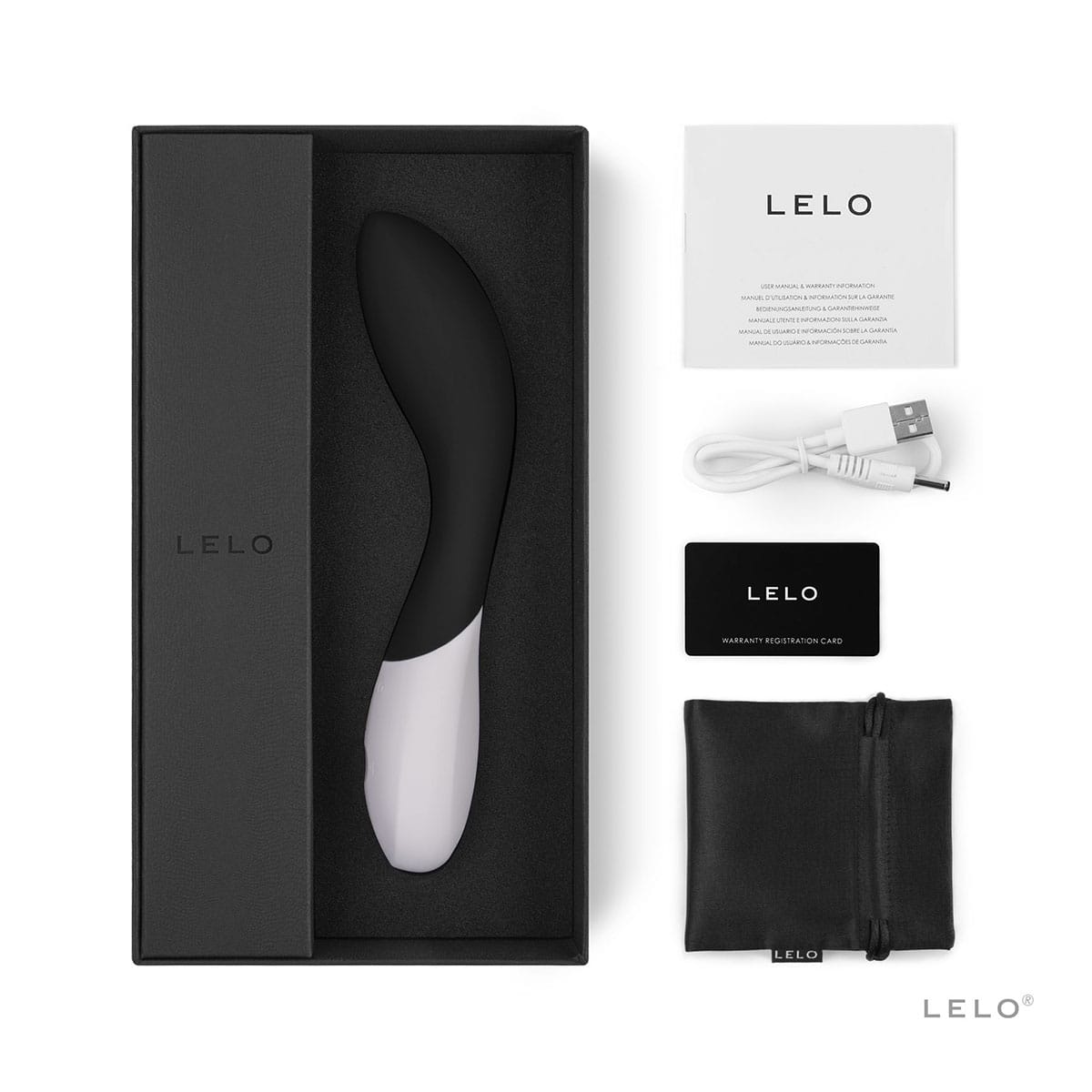Buy a LELO Mona Wave  Black vibrator.