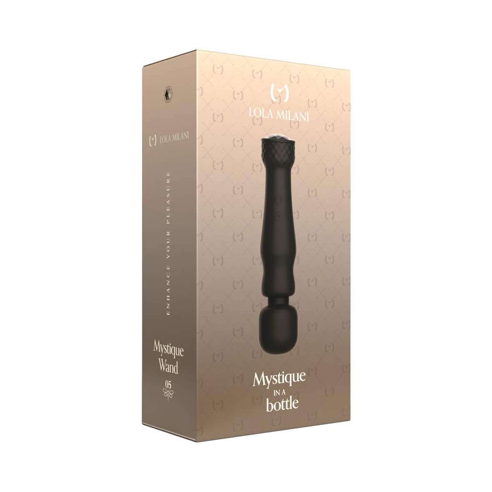 Buy a Lola Milani Mystique Wand Black vibrator.