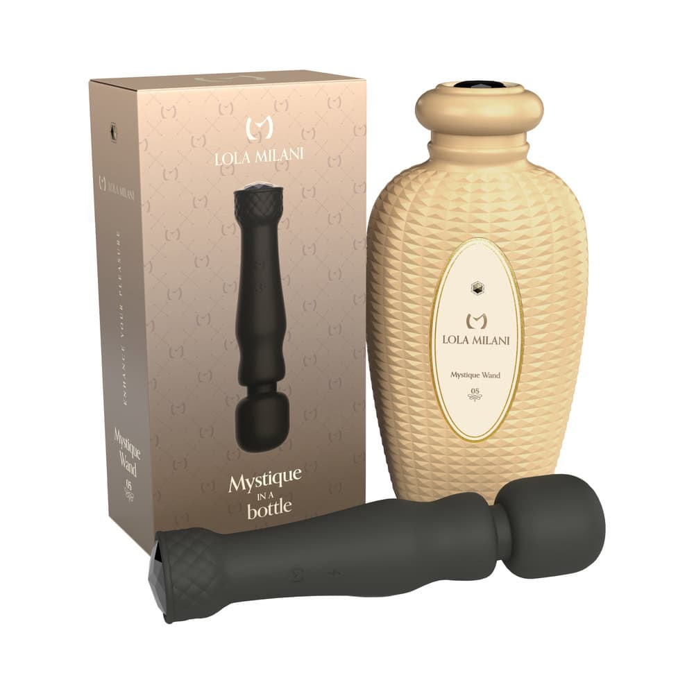 Buy a Lola Milani Mystique Wand Black vibrator.