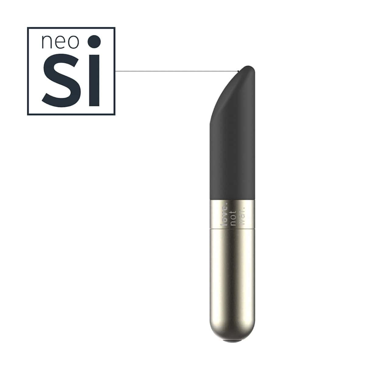 Buy a Love Not War Amore Head  Grey vibrator.