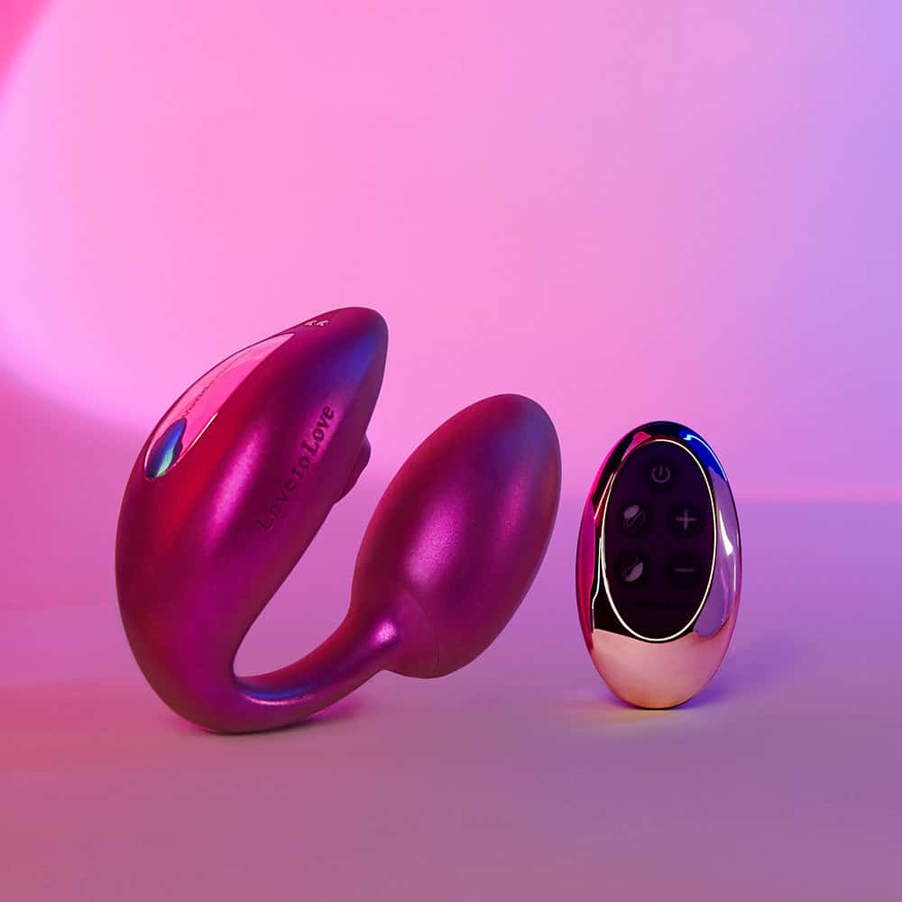 Buy a Love to Love Wonderlover w/Remote Iridescent Berry vibrator.