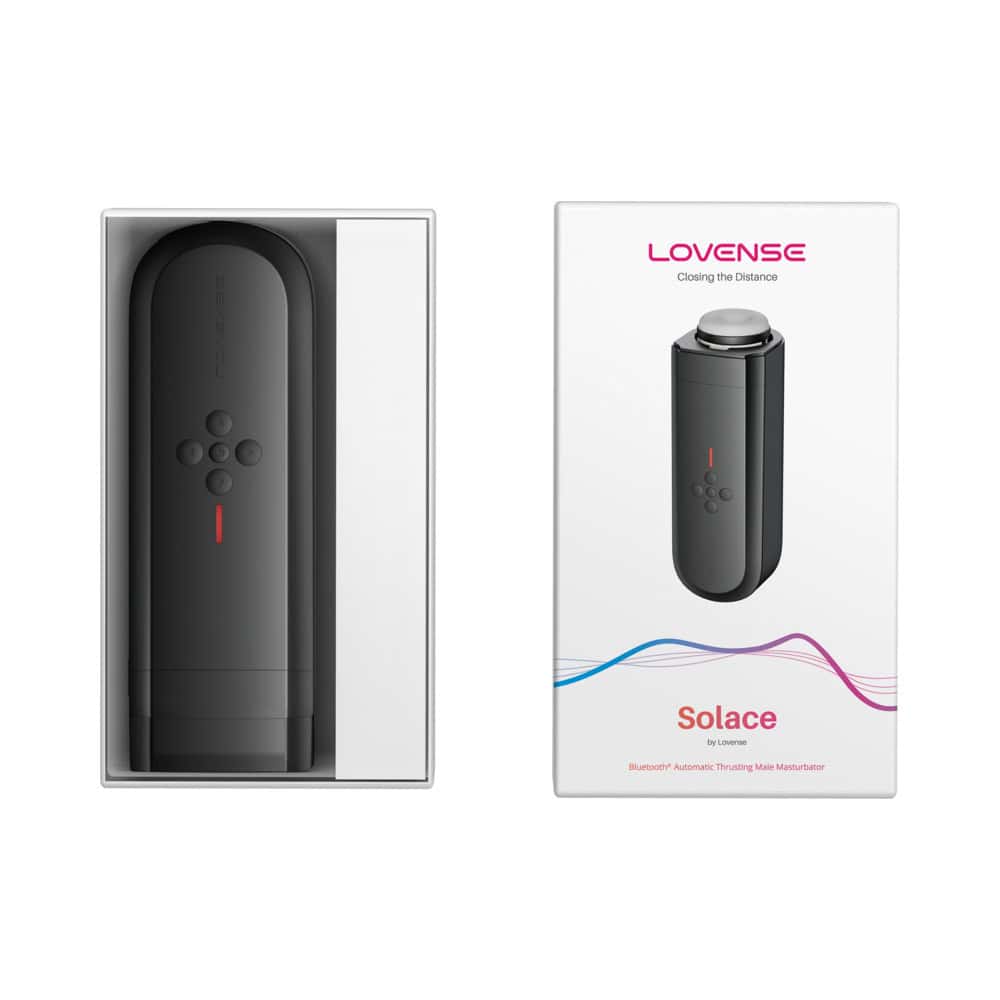 Buy a Lovense SolaceThrusting Masturbator vibrator.