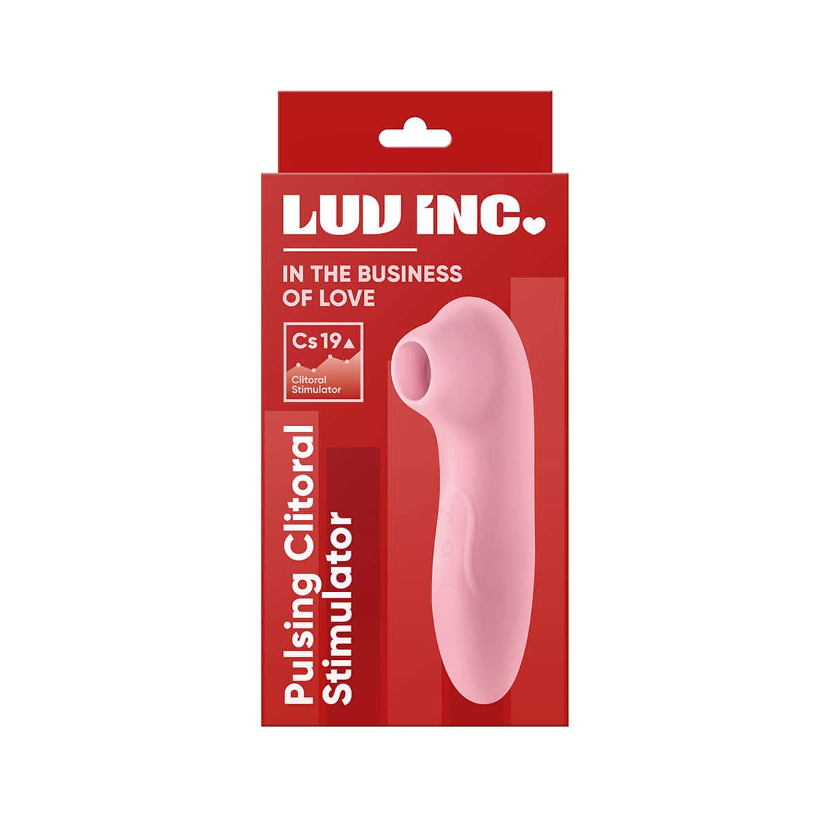 Buy a Luv Inc Pulsing Clitoral Stimulator  Light Pink vibrator.