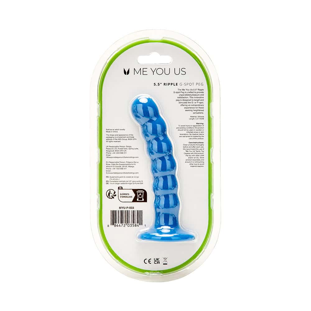 Me You Us 5 5in Ripple G spot Peg dildo made by Me You Us on sale at herVibrators.com