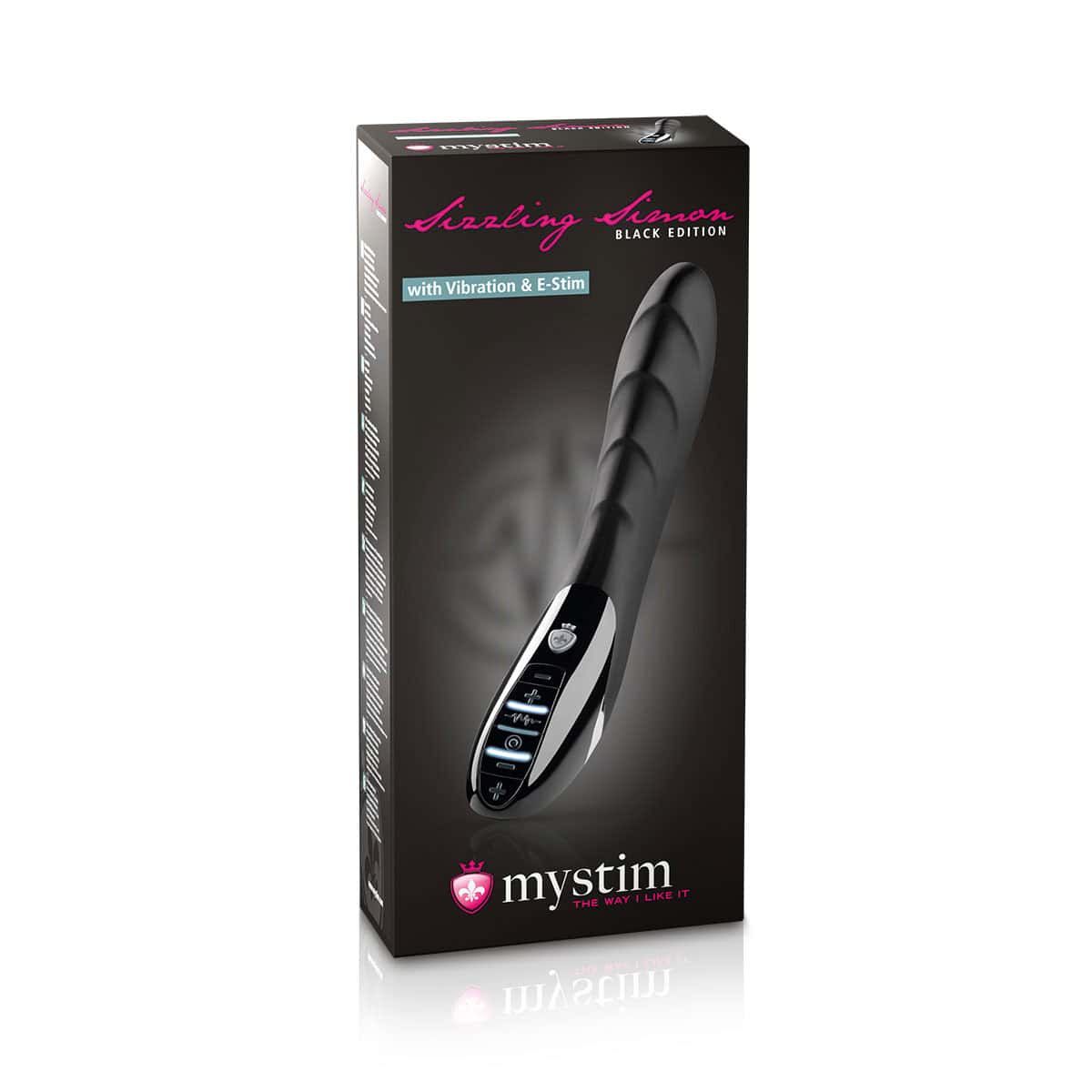 Buy a Mystim Sizzling Simon EStim  Black vibrator.