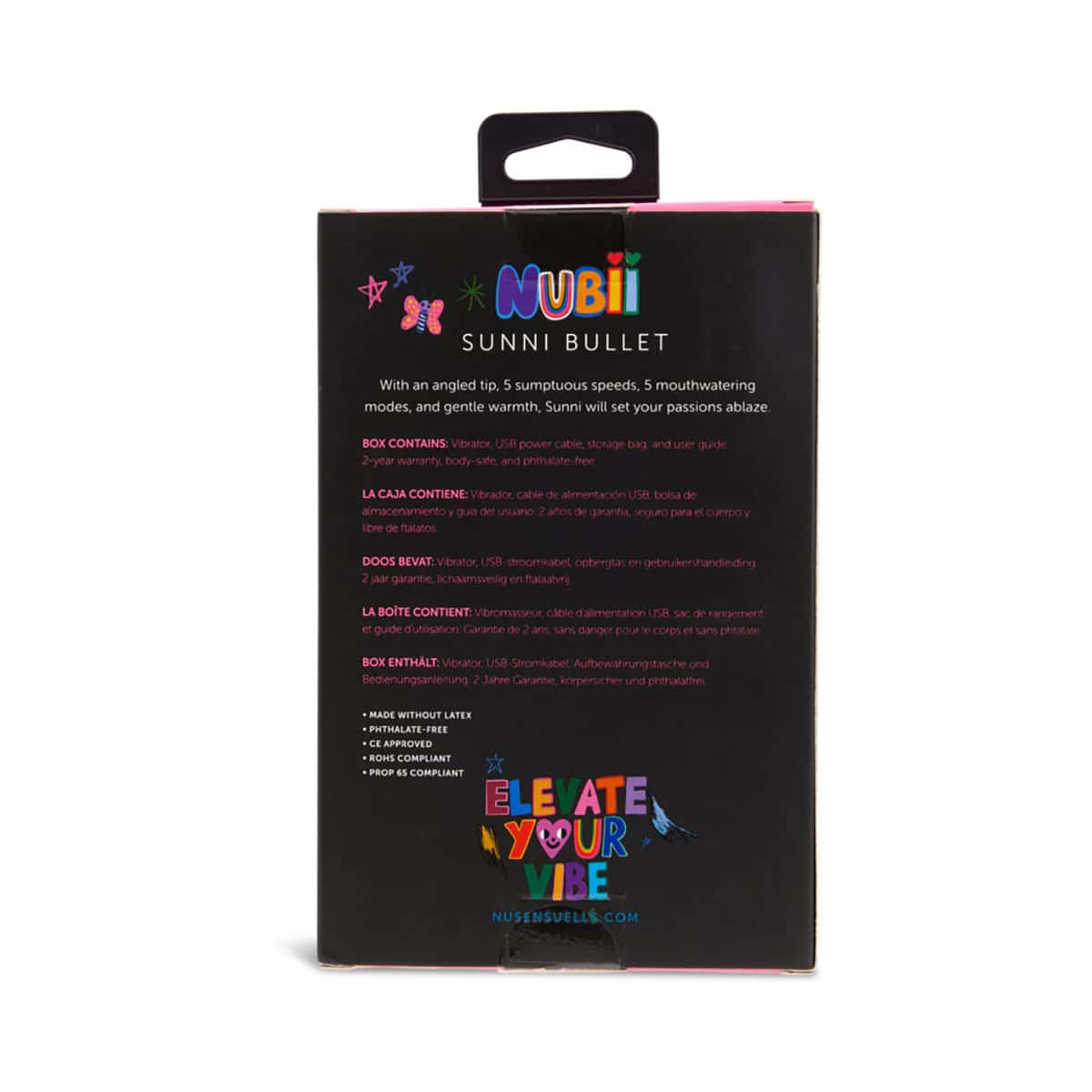 Buy a Nu Sensuelle Sunni Nubii Warm Bullet Pk vibrator.