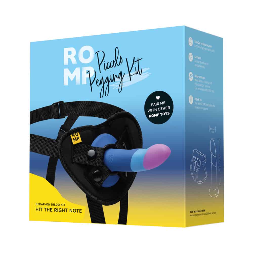 ROMP Piccolo Pegging Kit dildo made by ROMP on sale at herVibrators.com