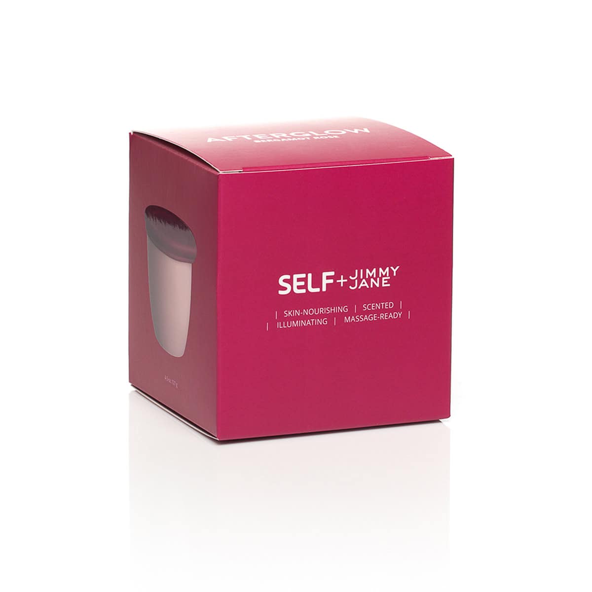 Buy SELF + Jimmyjane Massage Candle   Bergamot Rose for her or him.
