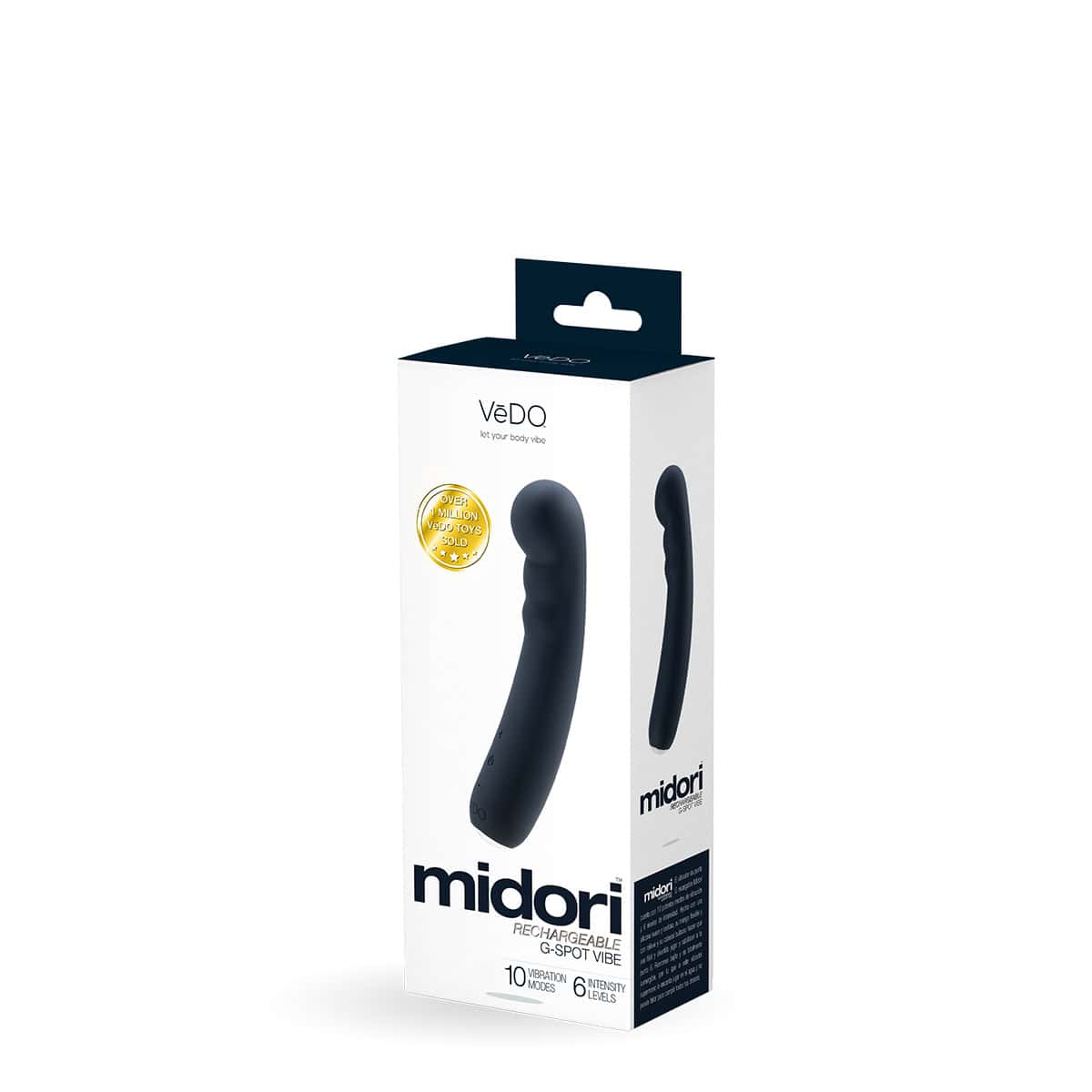 Buy a VeDO Midori G-Spot Vibe  Black vibrator.