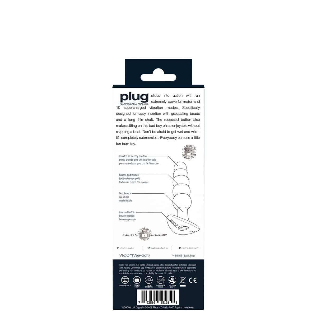 Buy a VeDO Plug  Black vibrator.