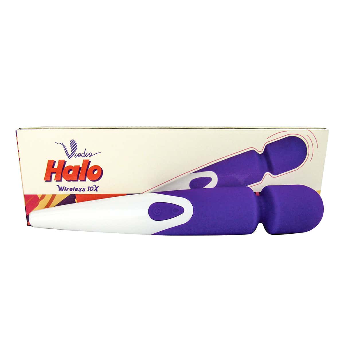 Buy a Voodoo Halo Waterproof Wand 10x  Purple vibrator.
