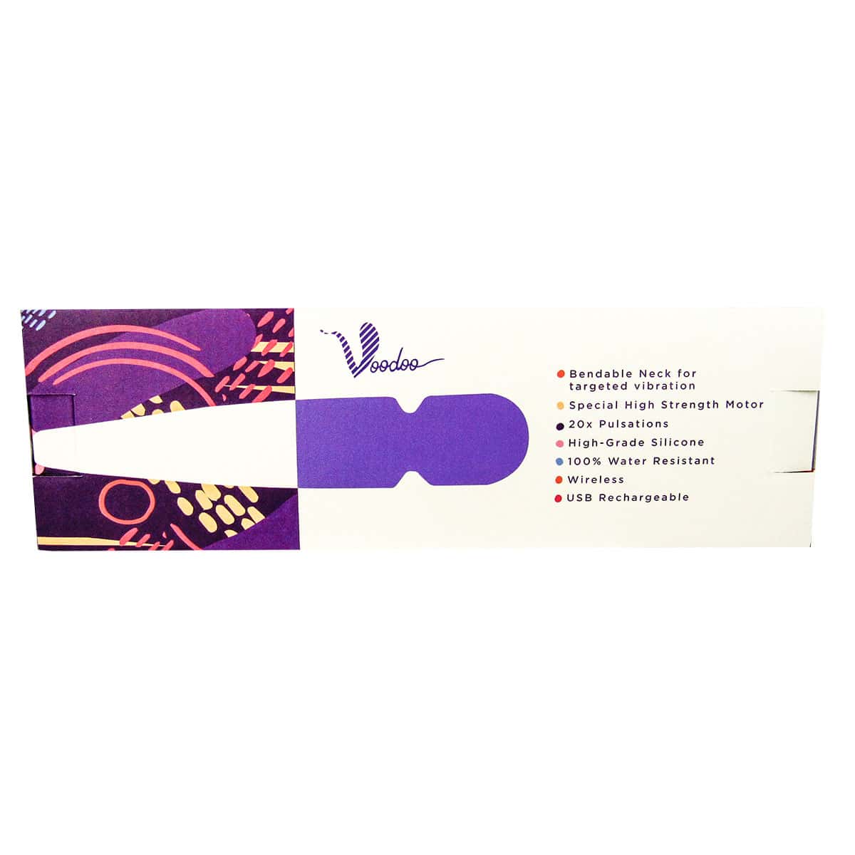 Buy a Voodoo Halo Waterproof Wand 10x  Purple vibrator.
