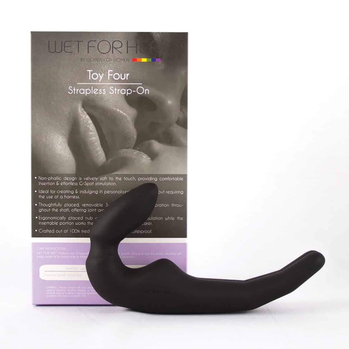 Buy a Wet for Her Four More  Black Noir vibrator.
