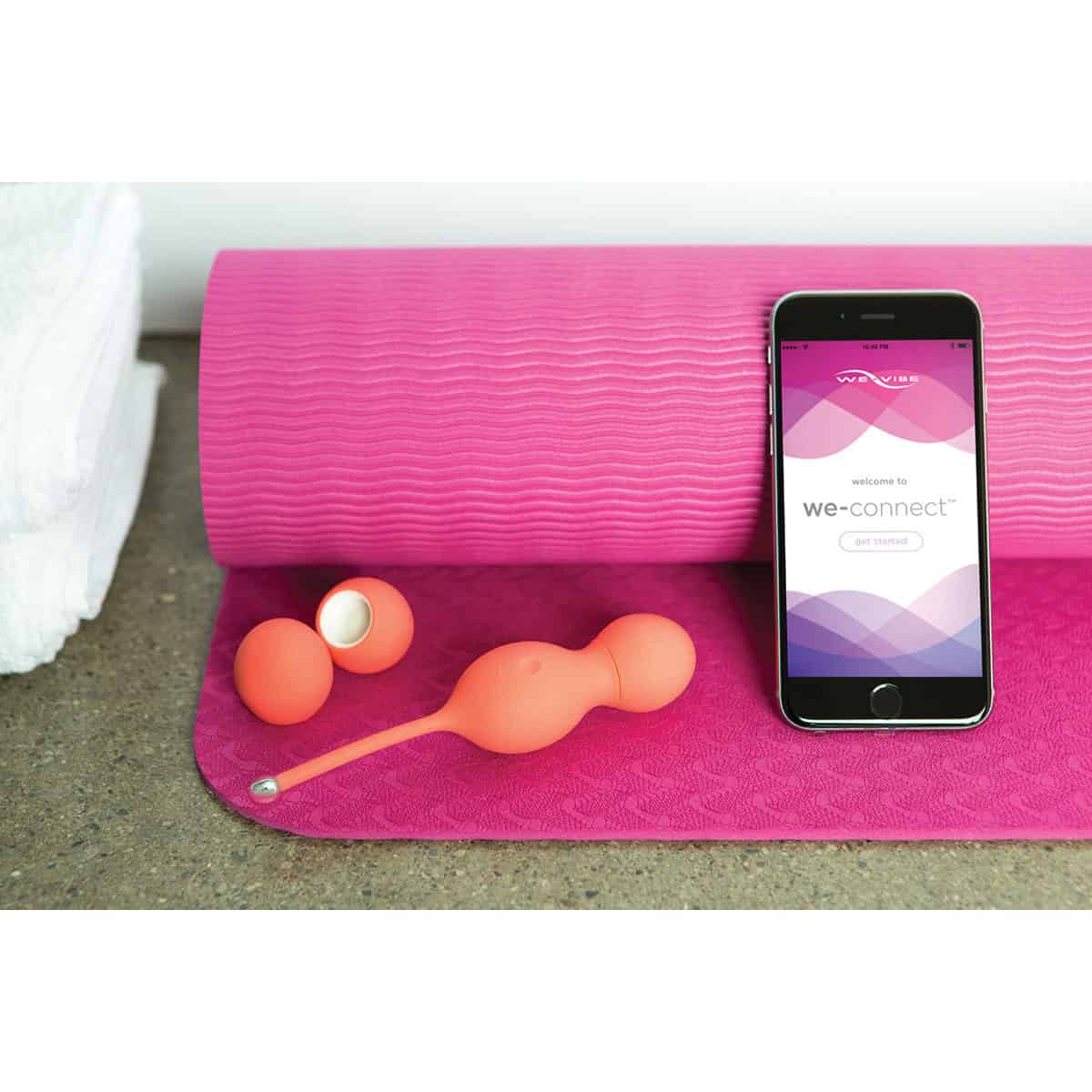 Buy We Vibe Bloom Coral kegel exercise device for pelvic floor muscle strengthening.