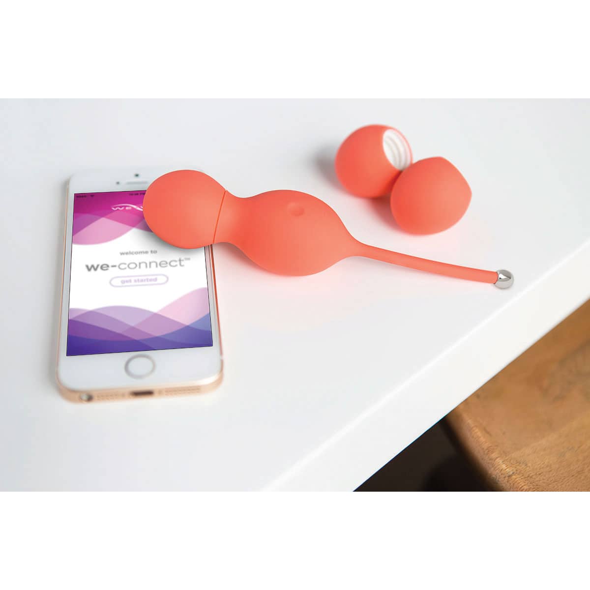 Buy We Vibe Bloom Coral kegel exercise device for pelvic floor muscle strengthening.