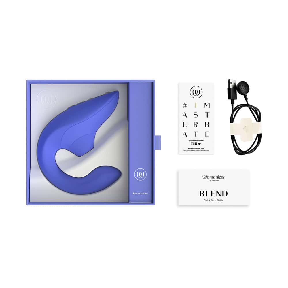Buy a Womanizer Blend Vibrant Blue vibrator.