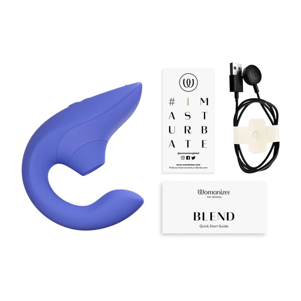 Buy a Womanizer Blend Vibrant Blue vibrator.