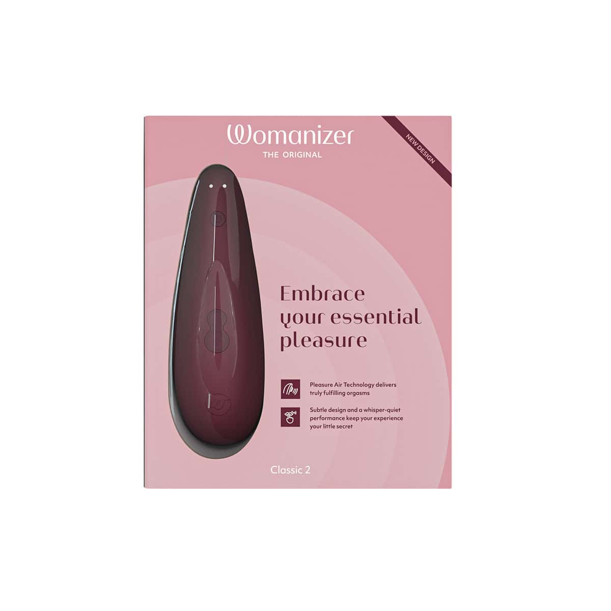 Buy a Womanizer Classic 2  Bordeaux vibrator.