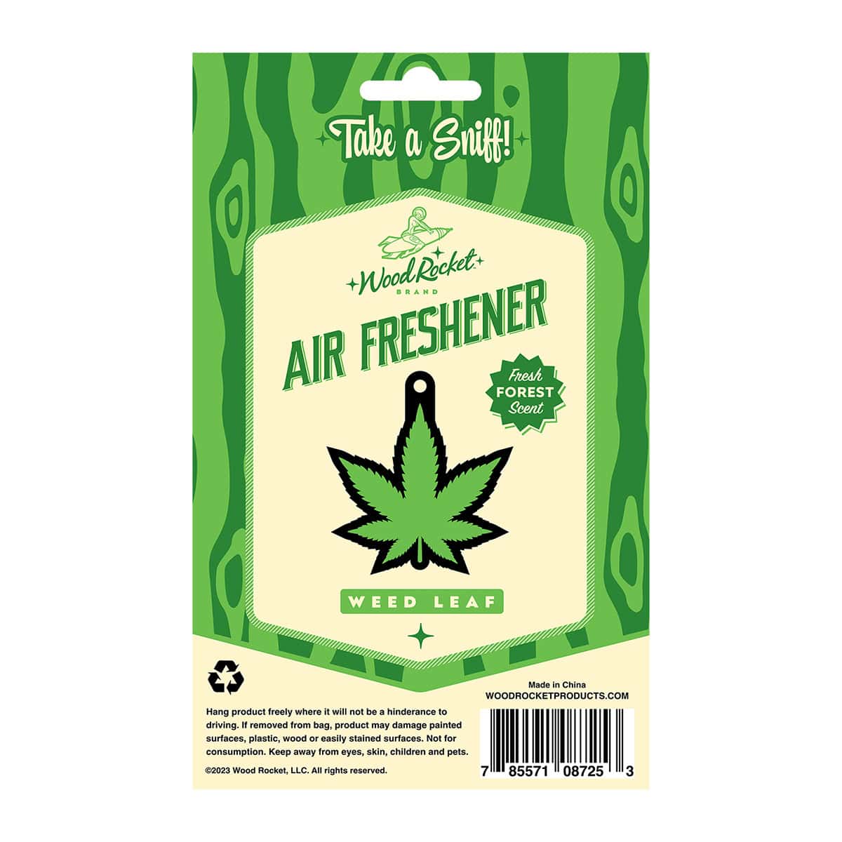 Buy  Wood Rocket Air Freshener Green Leaf book for her.