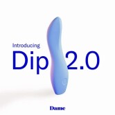 Buy a Dame Dip 2.0 Vibrator Periwinkle vibrator.