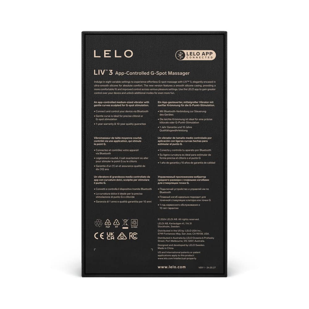 Buy a LELO LIV 3 App G-Spot Vibrat Powder Blue vibrator.