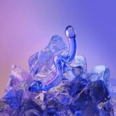 Biird x Wicul OhWii Double Ended Glass Dildo dildo made by Biird on sale at herVibrators.com