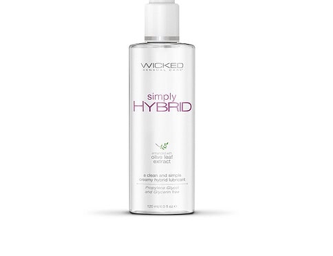 Buy and try wicked simply hybrid 4oz water based lubricant by wicked sensual care for your next sexual encounter with her.