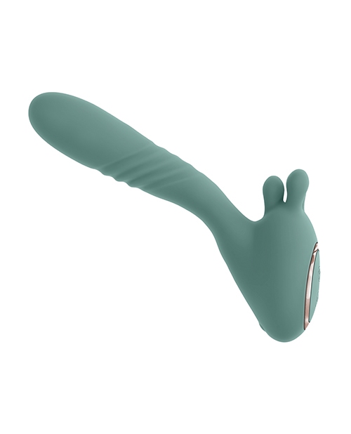 Buy Evolved Evolved Thrust into Ecstasy Thrusting Rabbit Vibrator - Mint