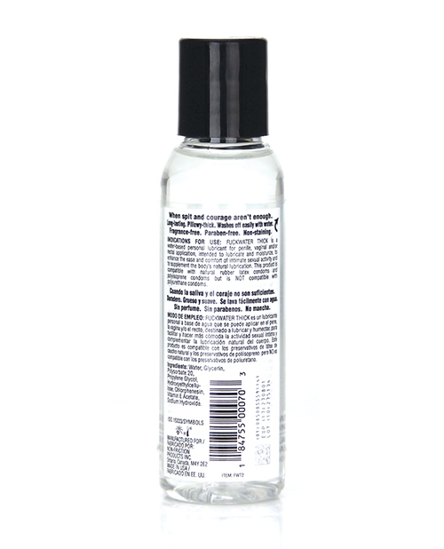Order Fuck Water Thick Clear H2O - 2 oz online