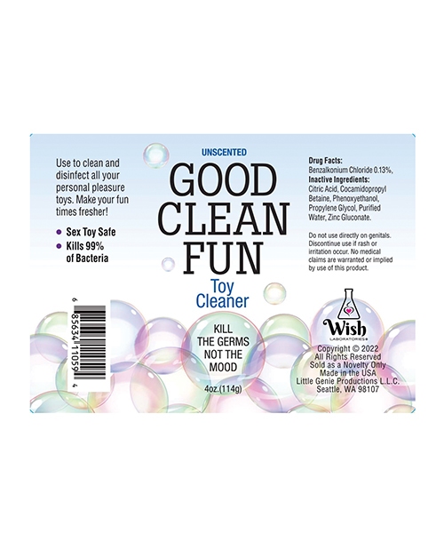 Order Good Clean Fun Toy Cleaner - 4 oz Unscented online
